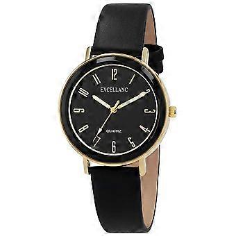 Excellanc Damklocka met konstlderrem / Armbandsklocka / Armban