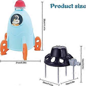KIDENG Water Sprinkler Children's Garden Water Jet Rocket Water Sprinkler Water Rocket MTJ031 25-26