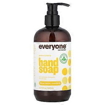 4 x Everyone, Hand Soap, Meyer Lemon + Mandarin, 12.75 fl oz (377 ml)