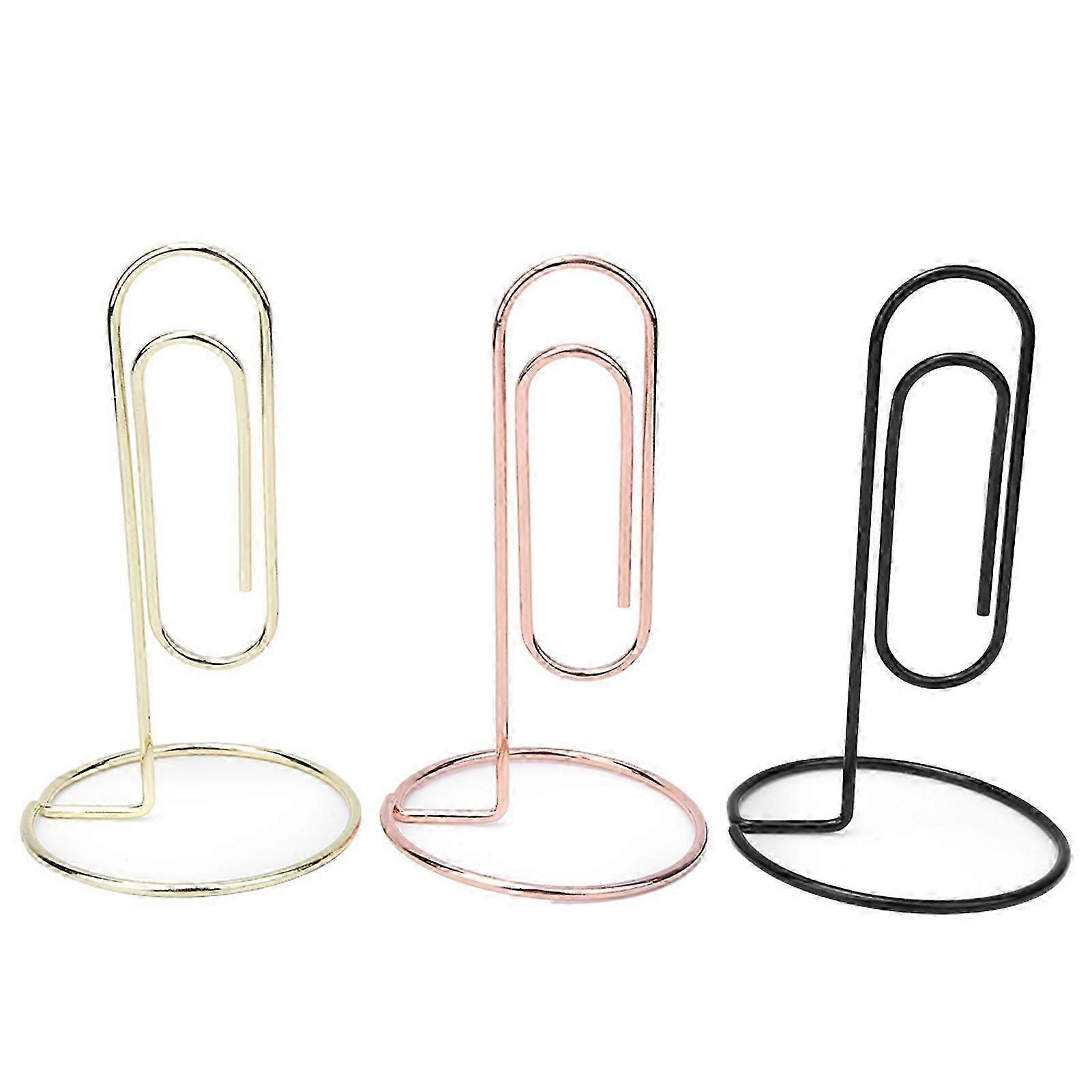 3-Piece Metal Memo Display Clips