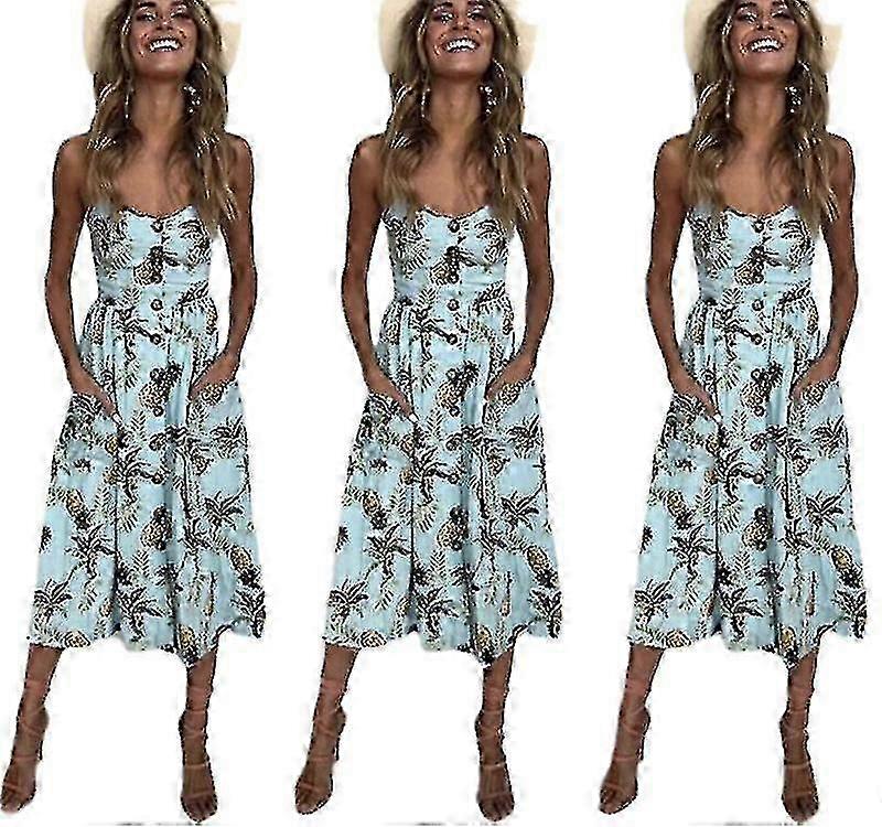 Pineapple Pattern Womens Dress