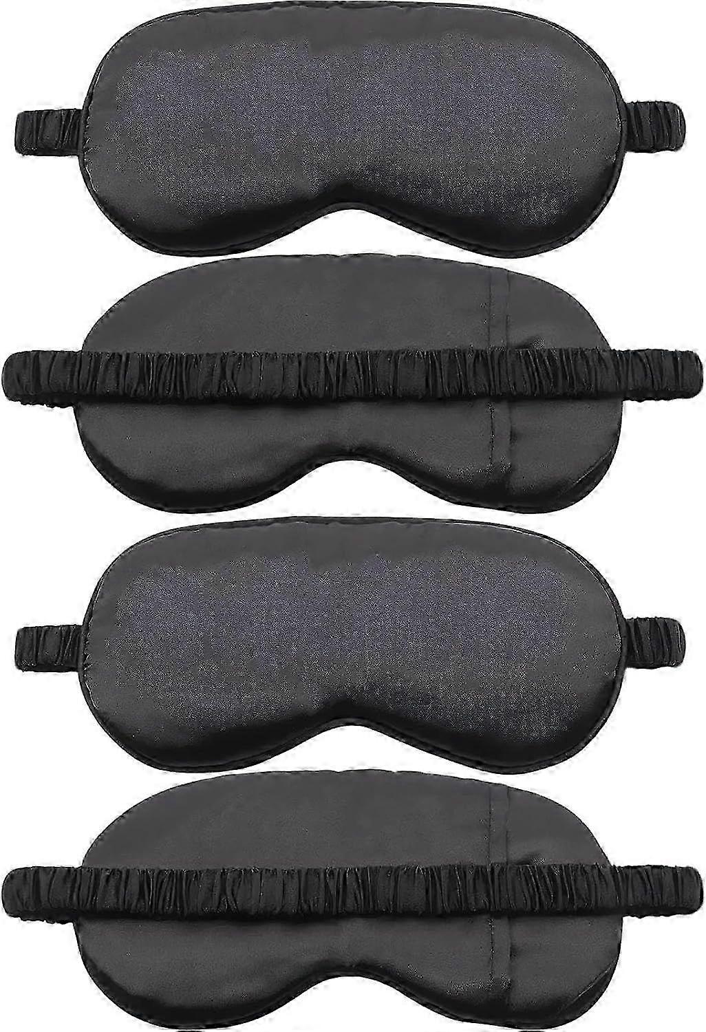 Silk Blackout Sleep Mask 4 Pack