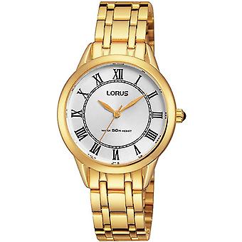 Lorus Quartz analog Women ' s Watch med RG254JX9 guldpläterad rostfrittstål armband