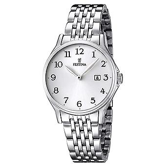 Festina sra.ace.esf.blanc. Analog Quartz Women's Watch with Stainless Steel Bracelet F16748/1