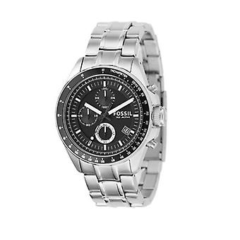 Fossil decker Quartz Analog Man Watch with CH2600 Stainless Steel Bracelet