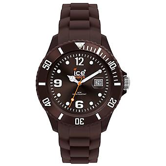Ice-chocolate Watch for Unisex Analog Quartz with Silicone CT Bracelet. Kc. U.S.10