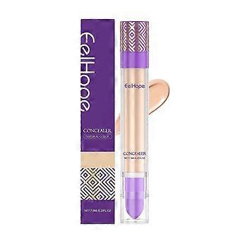 Coverage Concealer Double-Sided Concealer with BrushLightweight Long-Lasting Waterproof Foundation Concealers Stick_msc