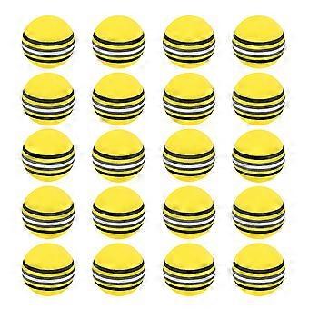 Yellow Golfs Rainbow Ball for Training 50Pcs Indoor Practice Set