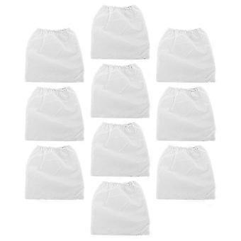 White Nail Dust Collect Bag Compatible with Manicure with Durable Material 10Pcs Accessories brilliant