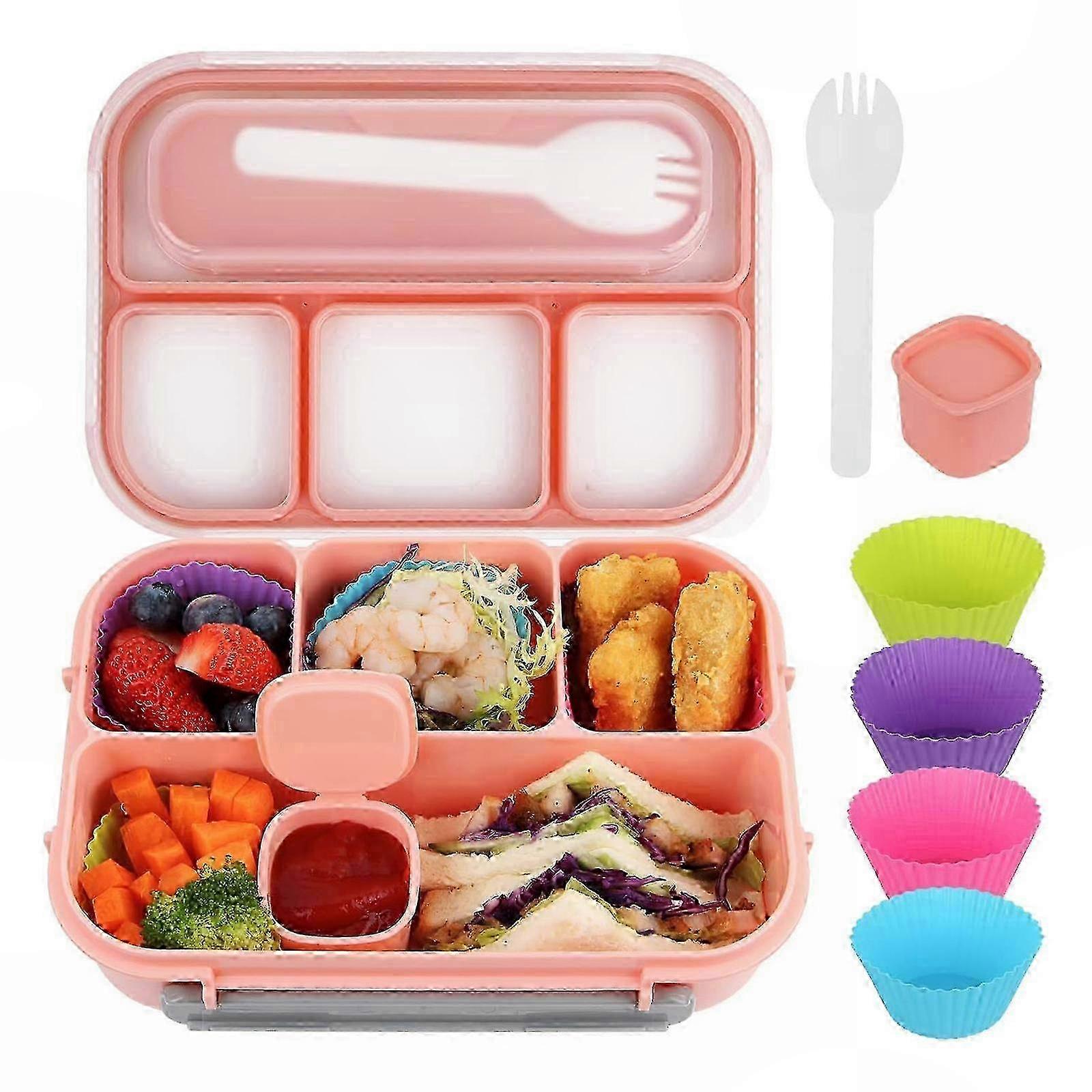 For Children 4-Compartment Leak-Proof Box