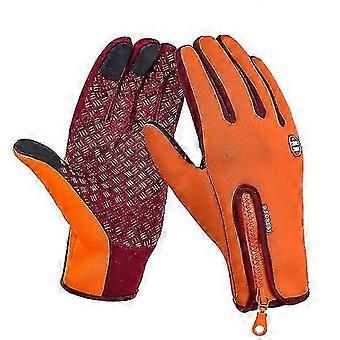 Windproof Waterproof Touch Screen Sports Gloves, Warm Neoprene for Bikes, Motorcycle, Outdoor Activities