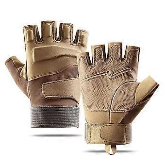Winter Cycling Gloves for Men, Non-Slip Full & Half Finger Windproof Thermal Warm for Driving Running hyk