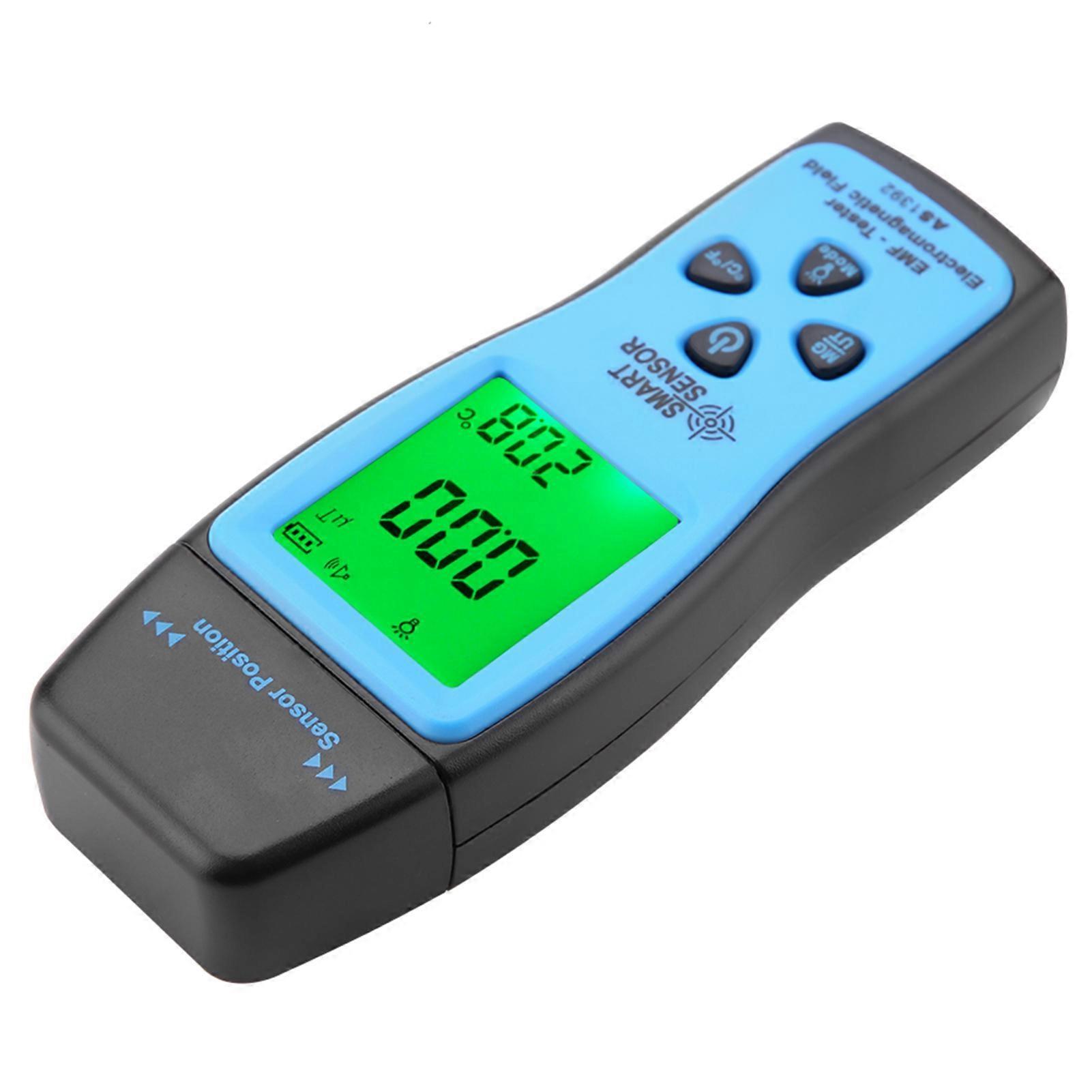 SMART SENSOR AS1392 Digital Electromagnetic Radiometer Mini LCD Display EMF Tester