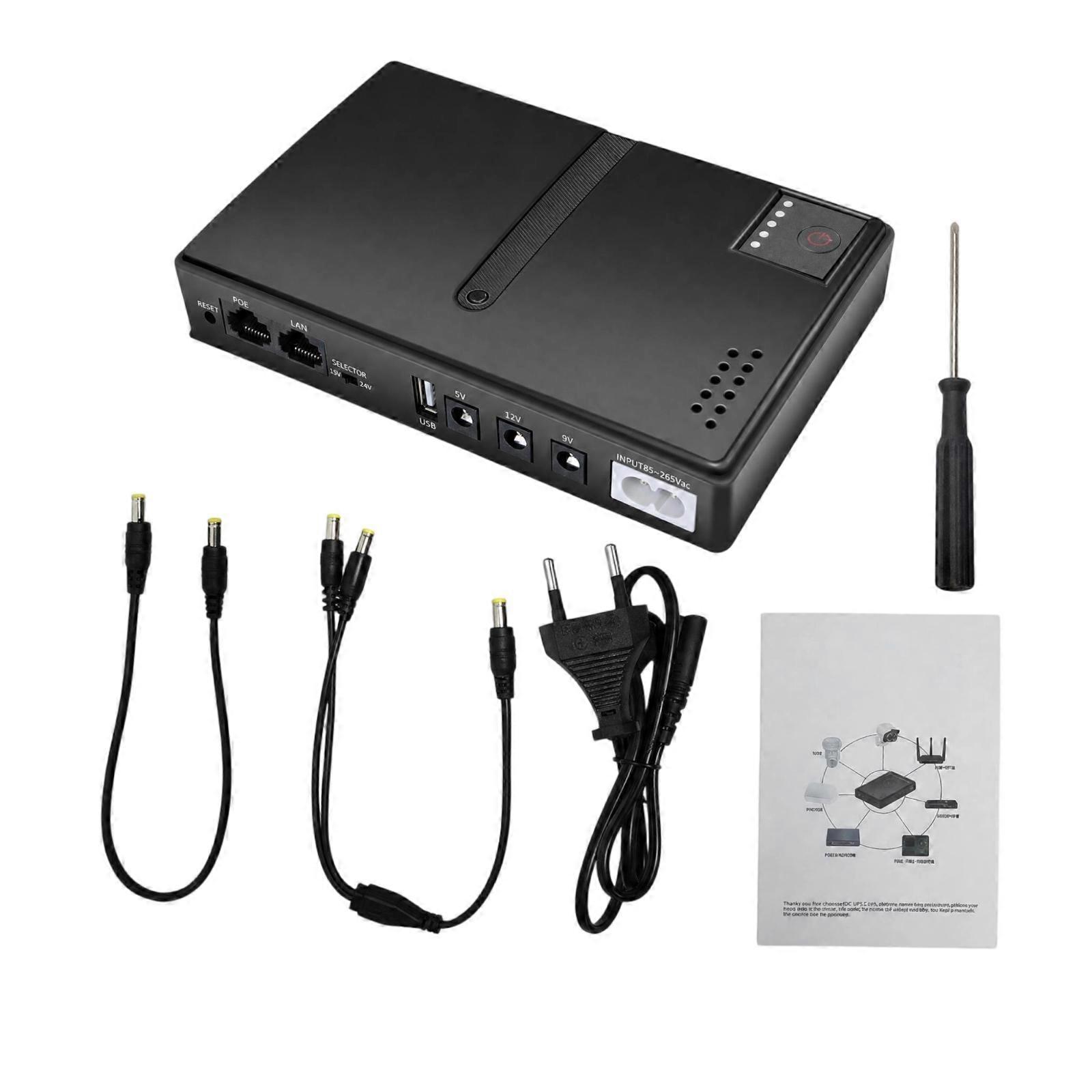 DC Backup Power Supply Automatic DC Uninterruptible Supply Recharge-Capable UPS