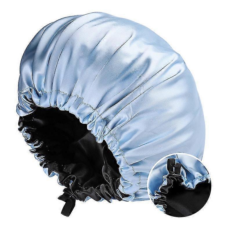 Oversized Waterproof Satin Sleep Cap