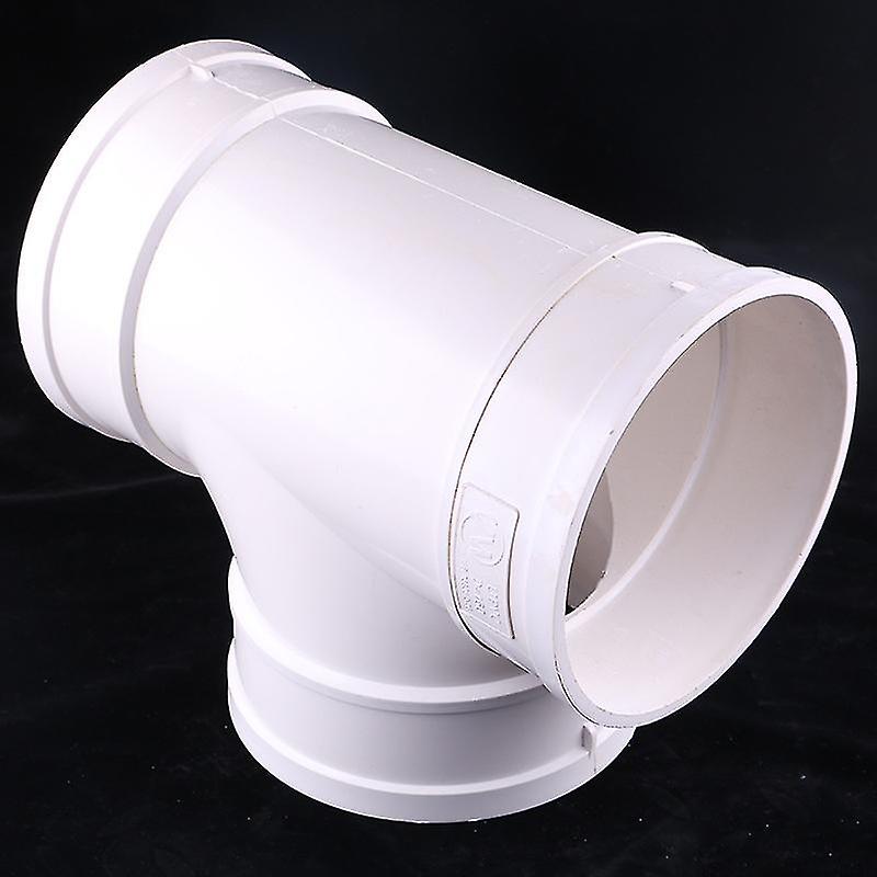 75mm 3 Way(90)round Split Duct Connector Xddryer Vent Teewhite Abs Plastic