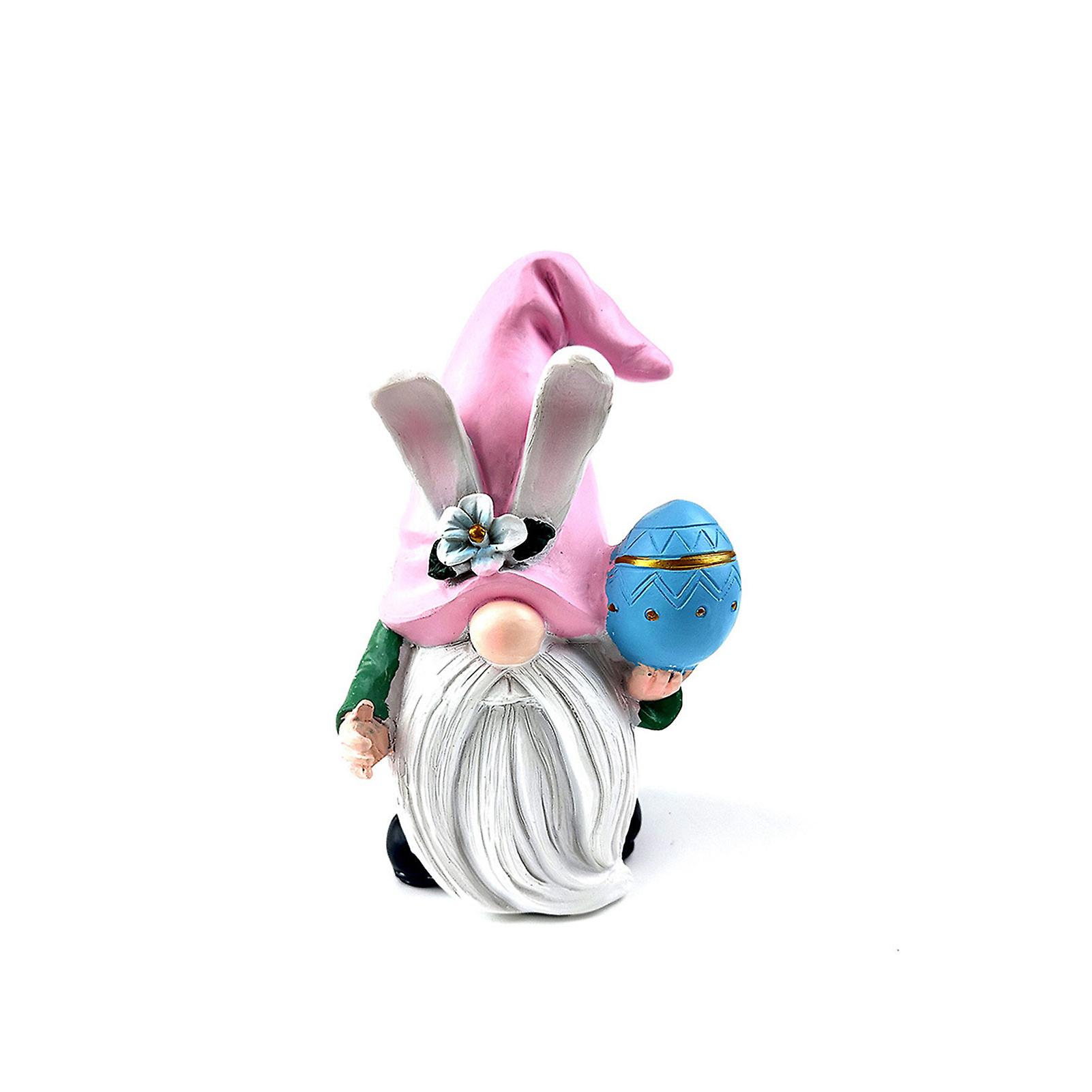 Delicate Easter Bunny Ornament Lightweight Delicate Workmanship For Bookshelf Bedroom Decor