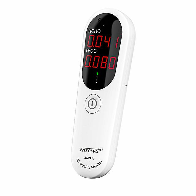 Convenient Air Quality Detector Gas Formaldehyde Tvoc Household Environmental Tester Led Display Intelligent Alarm Detector Oem