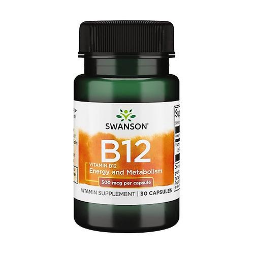 Vitamin B-12, 500mcg 30 capsules