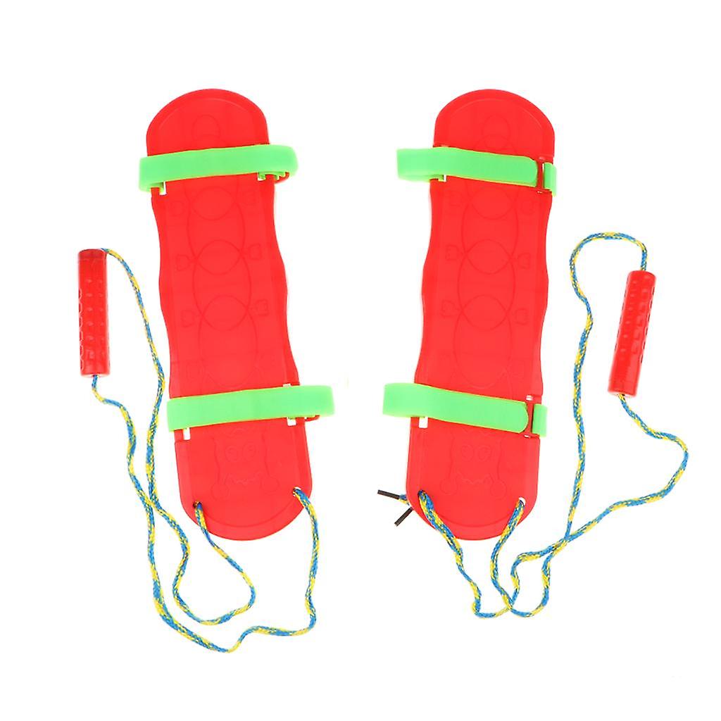 Team Steppers Balance Training Equipment Teamwork Coordination Toy Red B