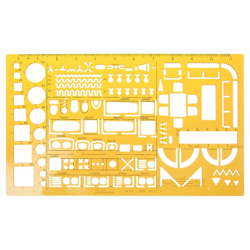 1:50 Tailor Scale Math Architecture Engineer Ruler Drawing Drafting Template New