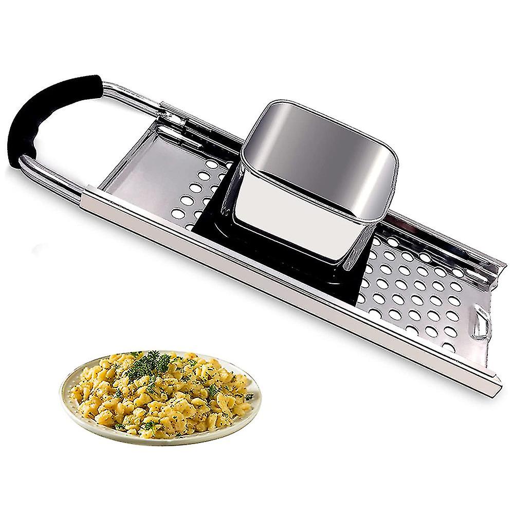 Stainless Steel Spaetzle Maker With Comcompatiblet Grip Handle-M