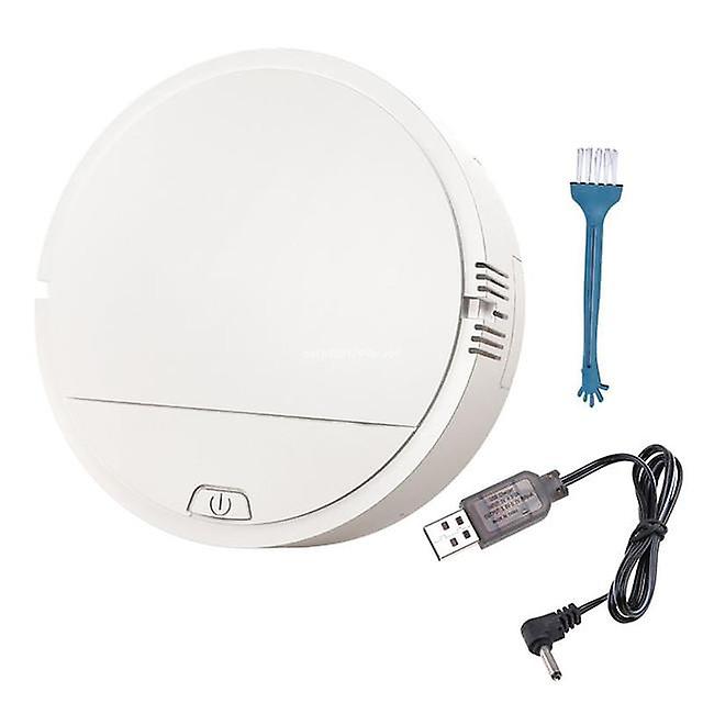 USB Mini Mute Robot Vacuum Cleaner 2'' 3-in-1 Wet/Dry Use for All Kind Flat Floors