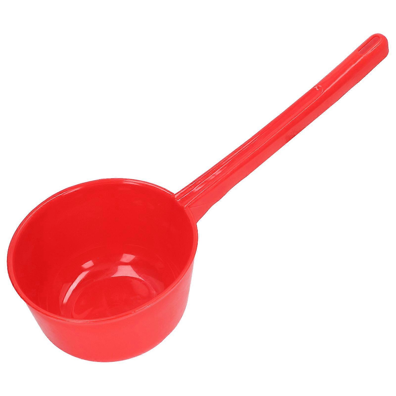 Ouitble Long Handle Ladle Water Scoop, Thickened Plastic Long Handle Ladle, Large Capacity Agricultural Water Dipper for Garden, Bathroom,