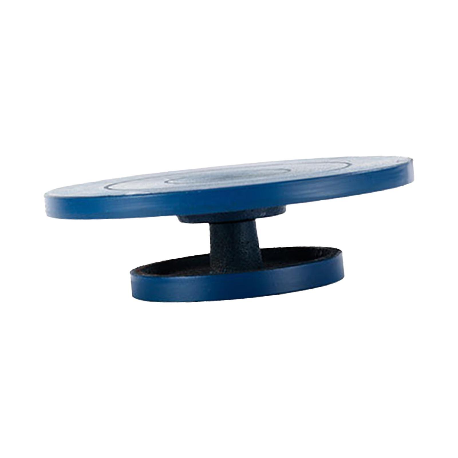 Pottery Banding Wheel Sculpting Wheel Sturdy with Bearing for Paint Spraying Blue 17cm