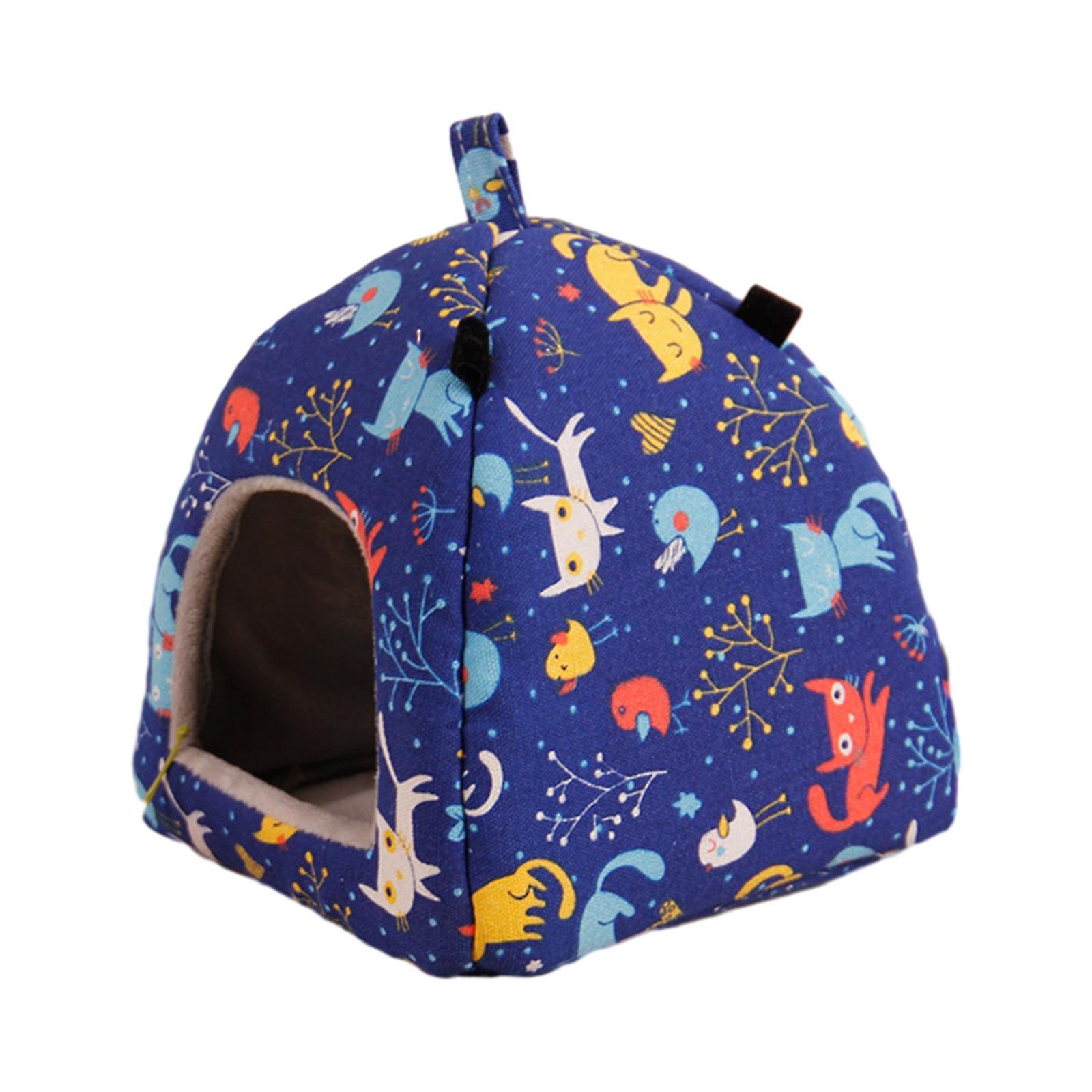 オウムハンギングハンモックベッド小屋バードハンモックオウムハムスターオカメインコスタイルA S 14x14x14cm