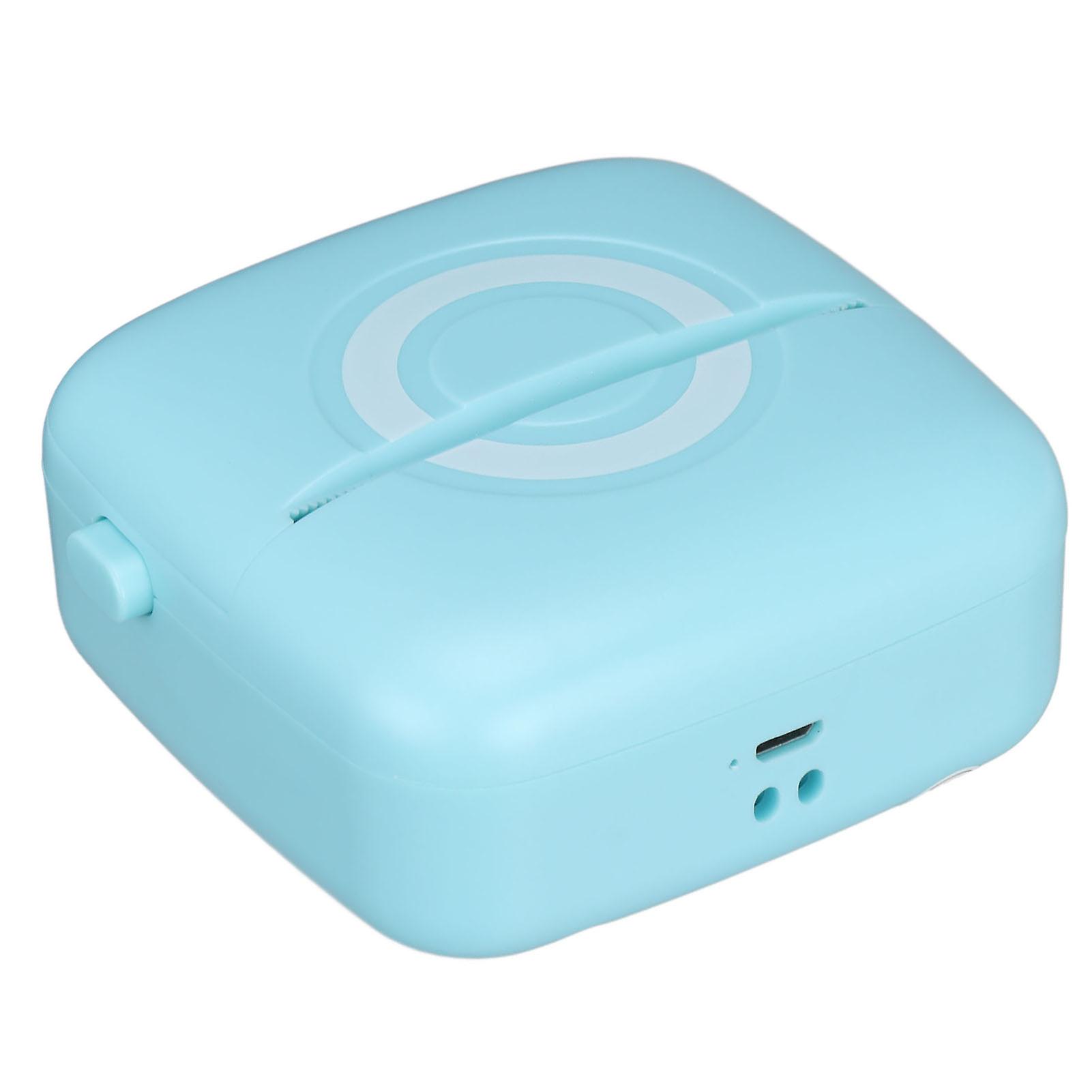 Mini Printer For C13 200DPI Thermal 57x30mm Blue Portable