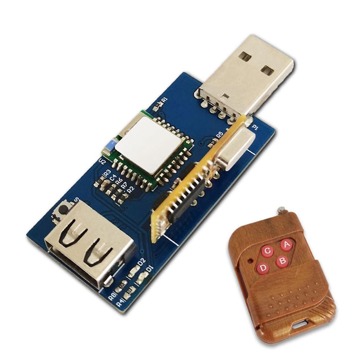 Remote USB Switch Mobile APP Control/433M Remote Control 2.4G WiFi with USB Data Transmission Multi