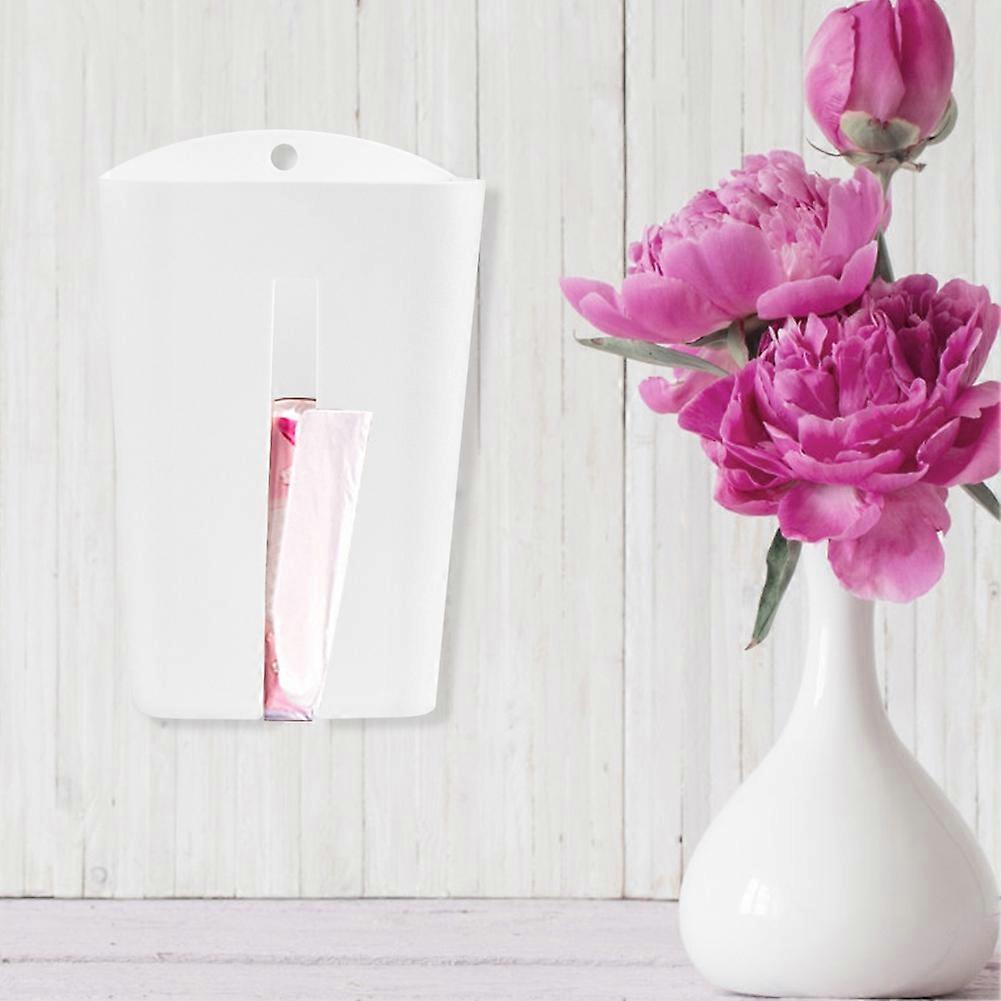 Wall Mounted Garbage Trash Bag Storage Holder Tissue Dispenser Container Organizer Kitchen Decor(White )