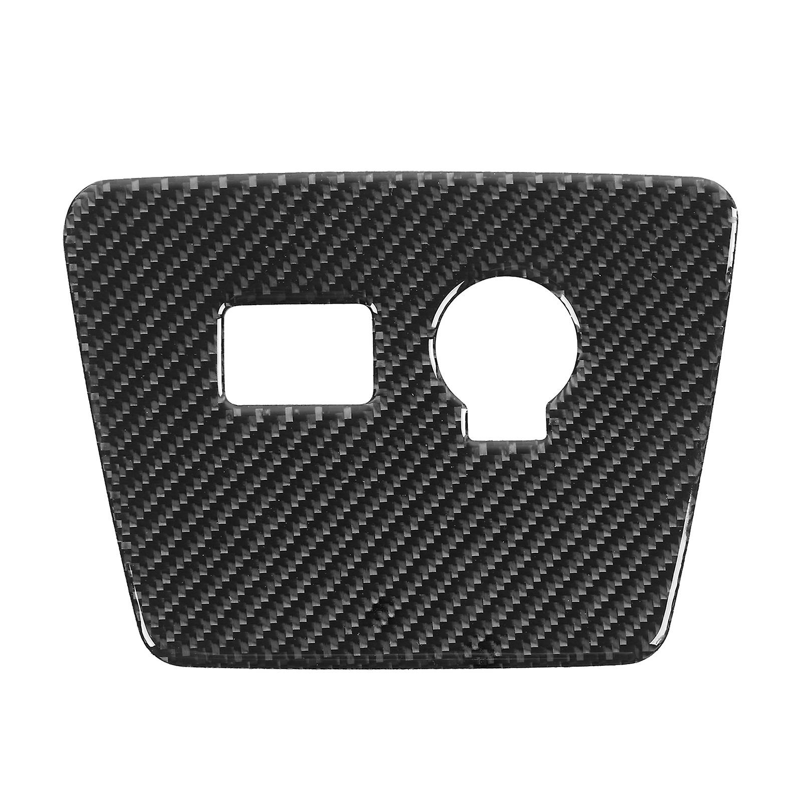 Carbon Fiber Panel Trim Carbon Fiber Power Output Button Panel Trim Fit for Prius 20122015 LeftHand Drive