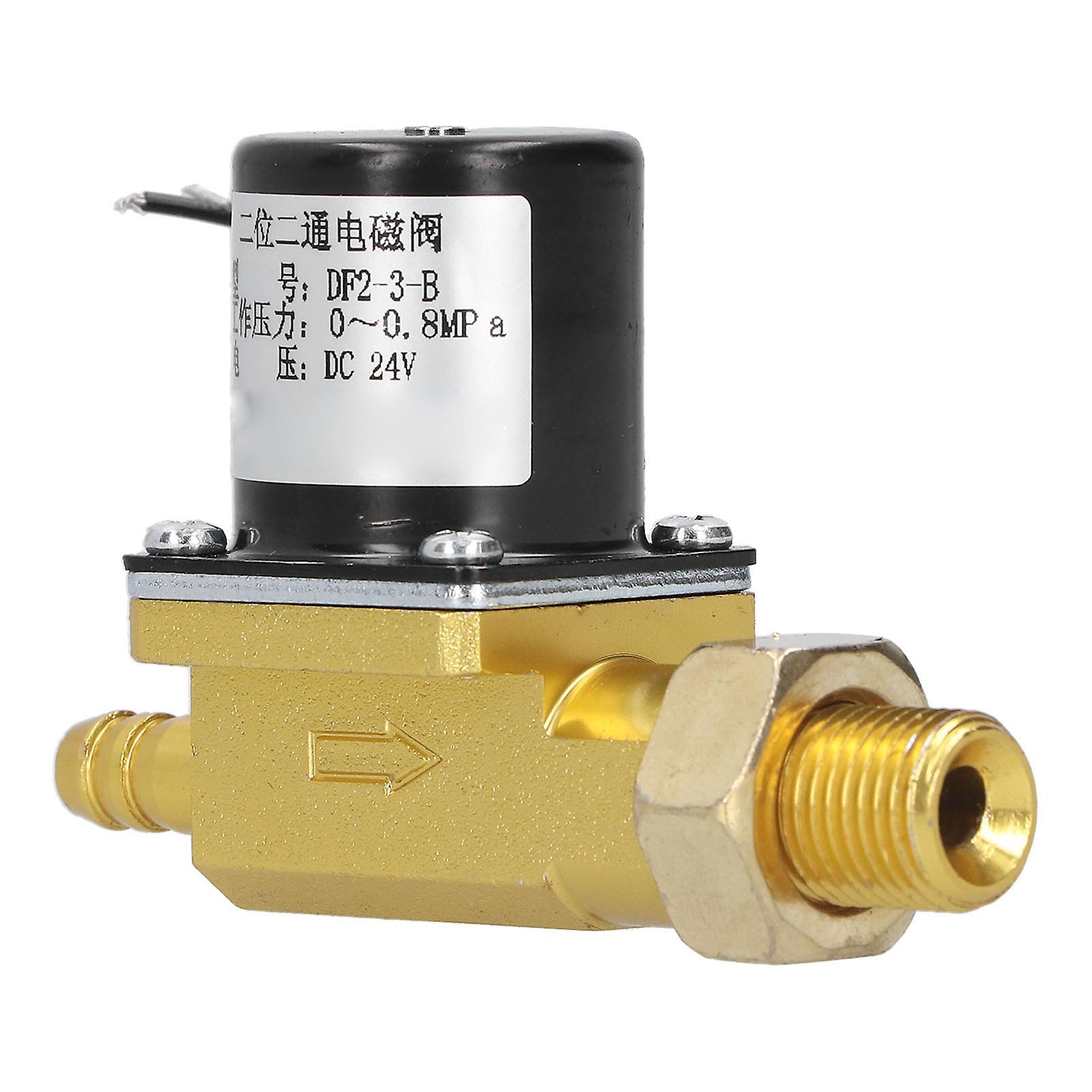Brass Electric Solenoid Valve for Neutral Gas and Liquid, Durable Welding Machine Component with Reliable Electric Control