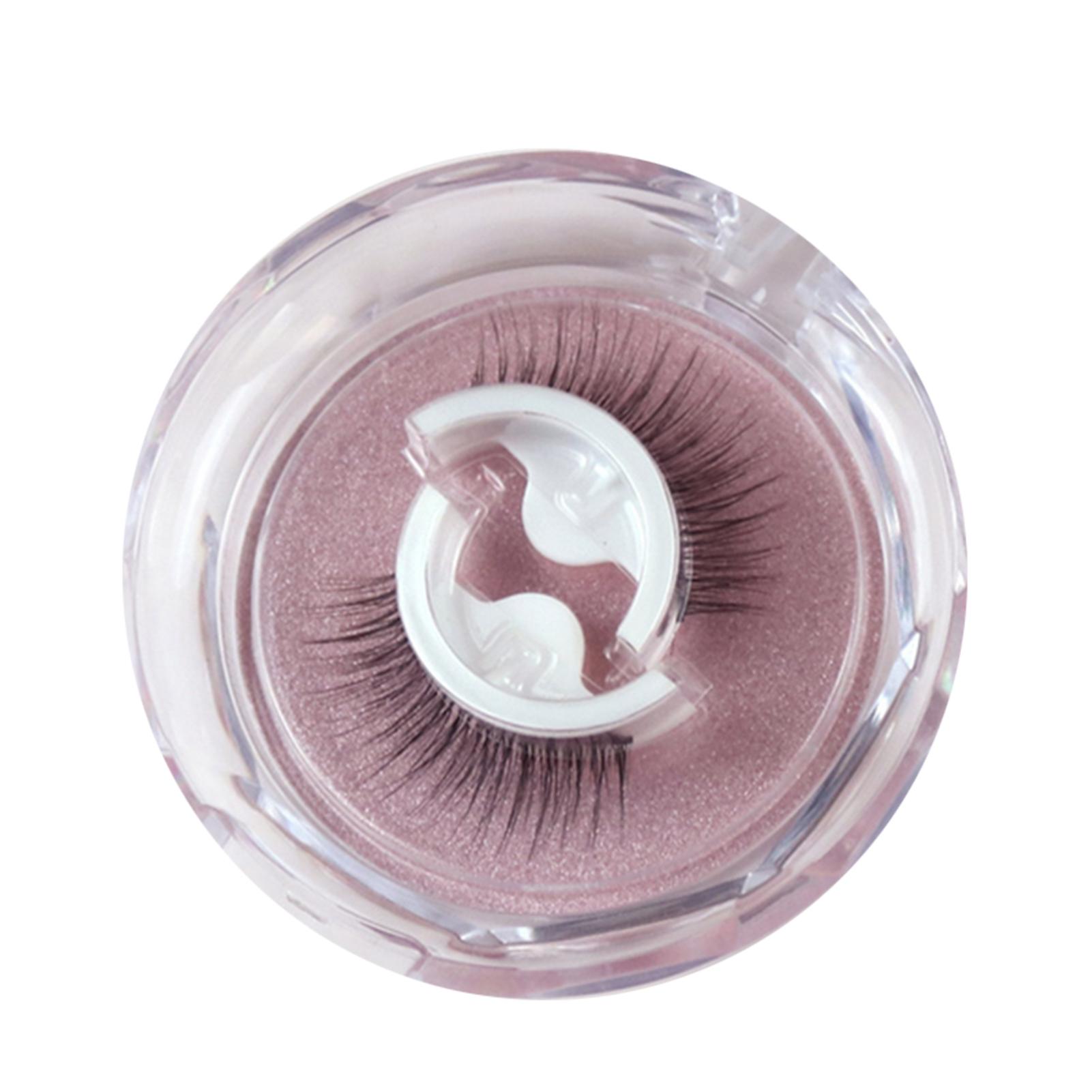 1 pair of Reusable Eyelash Stickers Waterproof and Long Lasting Self-Adhesive Gift for Women and