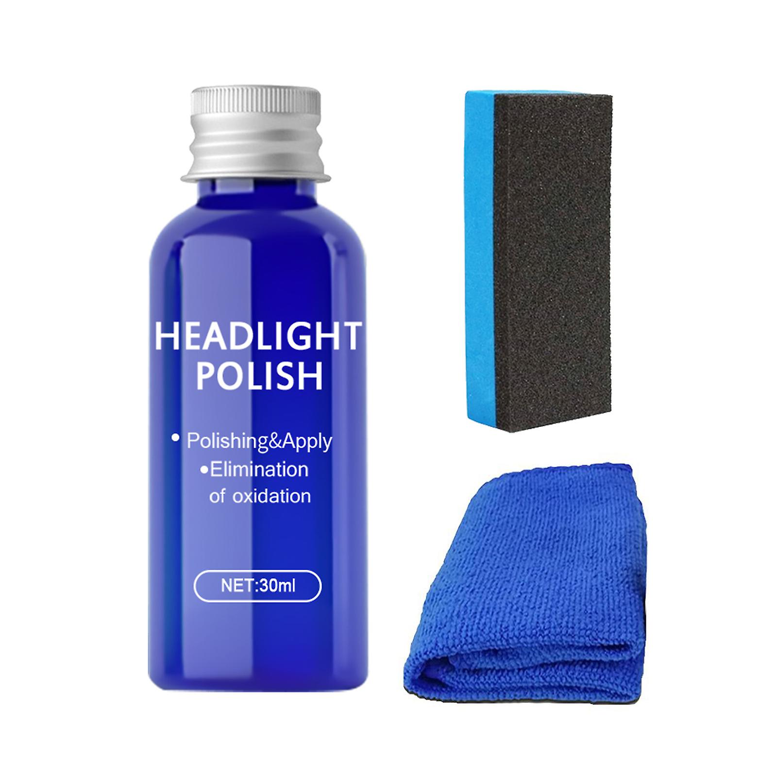 Car Headlight Refurbishment Repair Agent Multifunctional Headlight Polish Cleaner Easy Operation