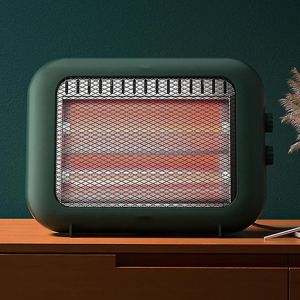 Energy efficient radiant quartz heater with 2 modes