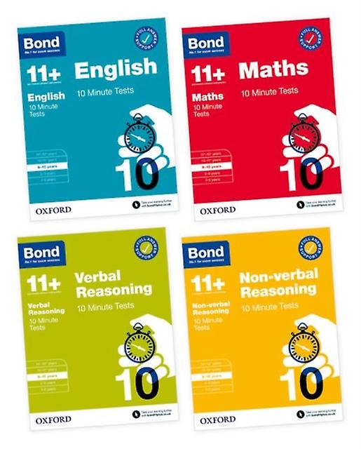 Bond 11 Bond 11 10 Minute Tests 910 Years Bundle For Gl Assessment Amp Other 11 by Various Paperback