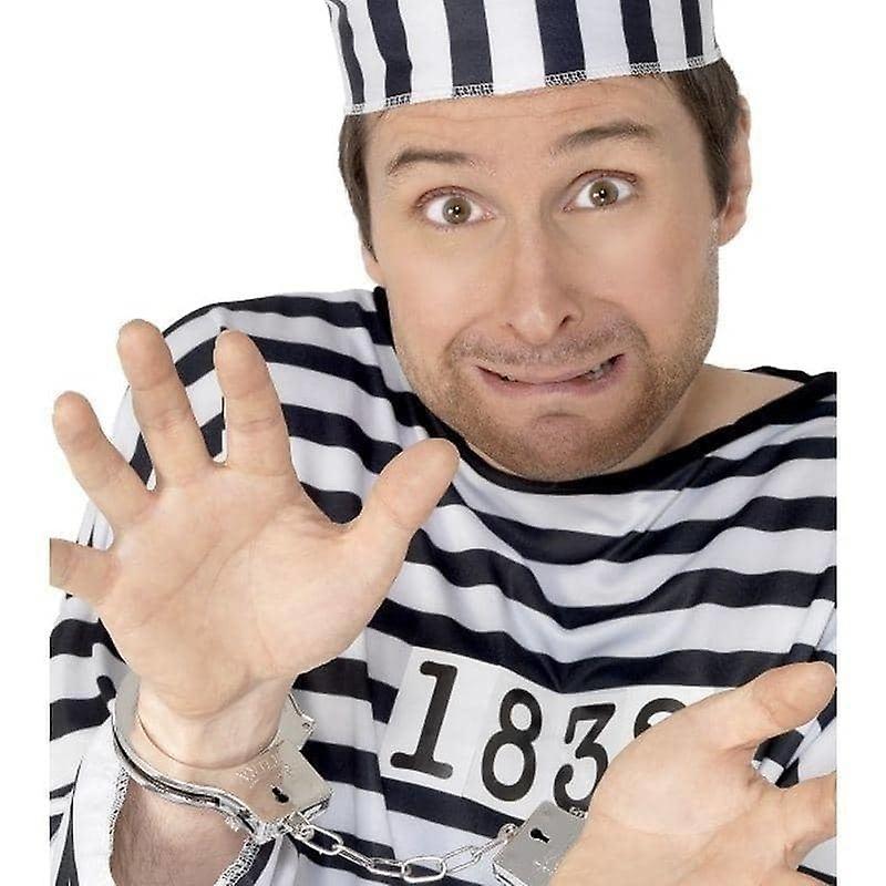 Plastic Handcuffs Adult Silver 23076