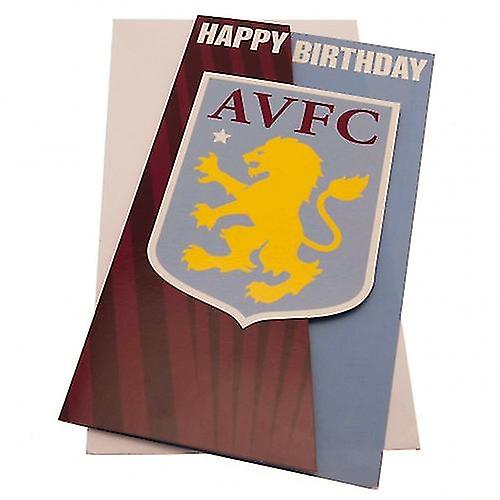 Aston Villa FC Crest Birthday Card