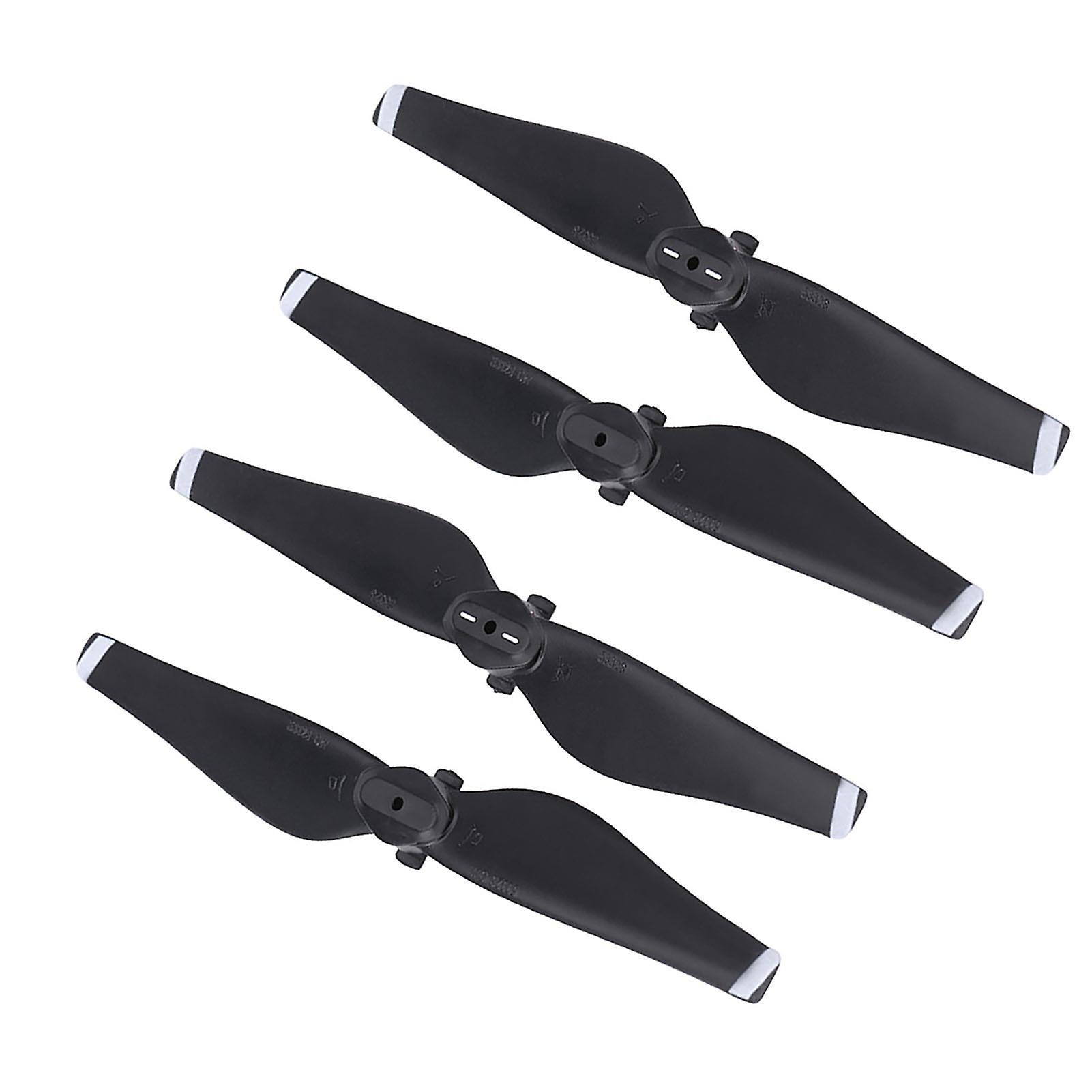 2Pairs/Set CW CCW Quick Release Propellers Drone Propeller Blade for Mavic Air Drone (White Stripe)