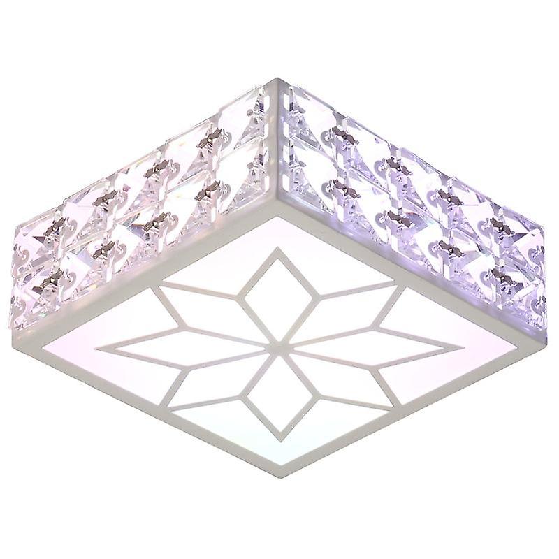 Square Floral Crystal Ceiling Light Hallway Hall Light