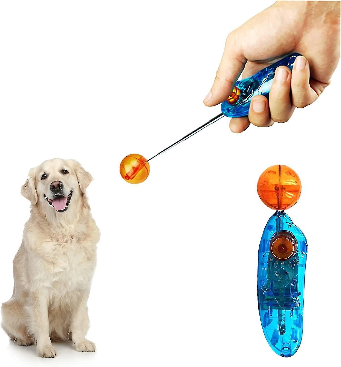 Dog training clicker, pet training clicker with retractable target stick, effective pet clicker, beh