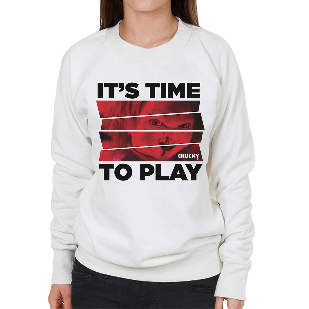 Chucky Its Time To Play Women's Sweatshirt