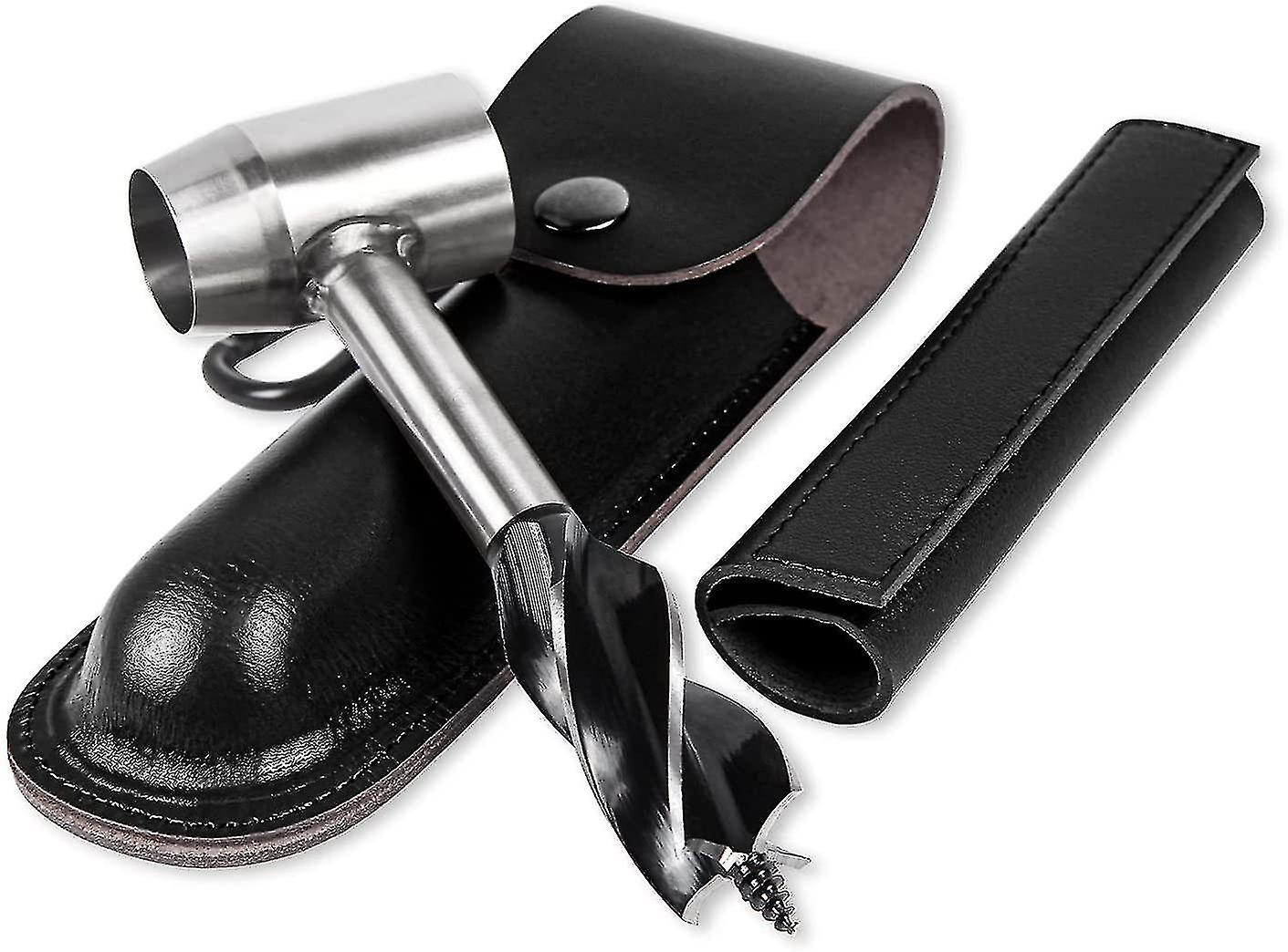 Manual Auger Drill Bushcraft Survival Tool Hand Auger Settlers Wrench For Backpacking