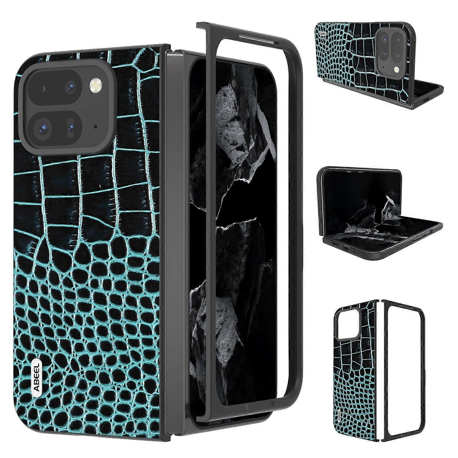 Genuine Leather Crocodile Case For Google Pixel 9 Pro Fold