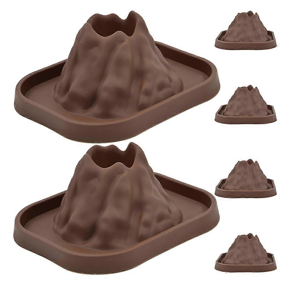 6Pcs Volcano Science Models Volcano Eruptions Base Prop Scientific DIY Volcano Science Props