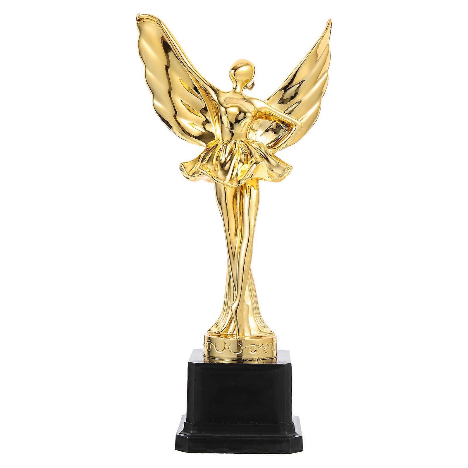 Dance Competition Trophy Exquisite Dance Trophy Decorative Golden Color Trophy Cup