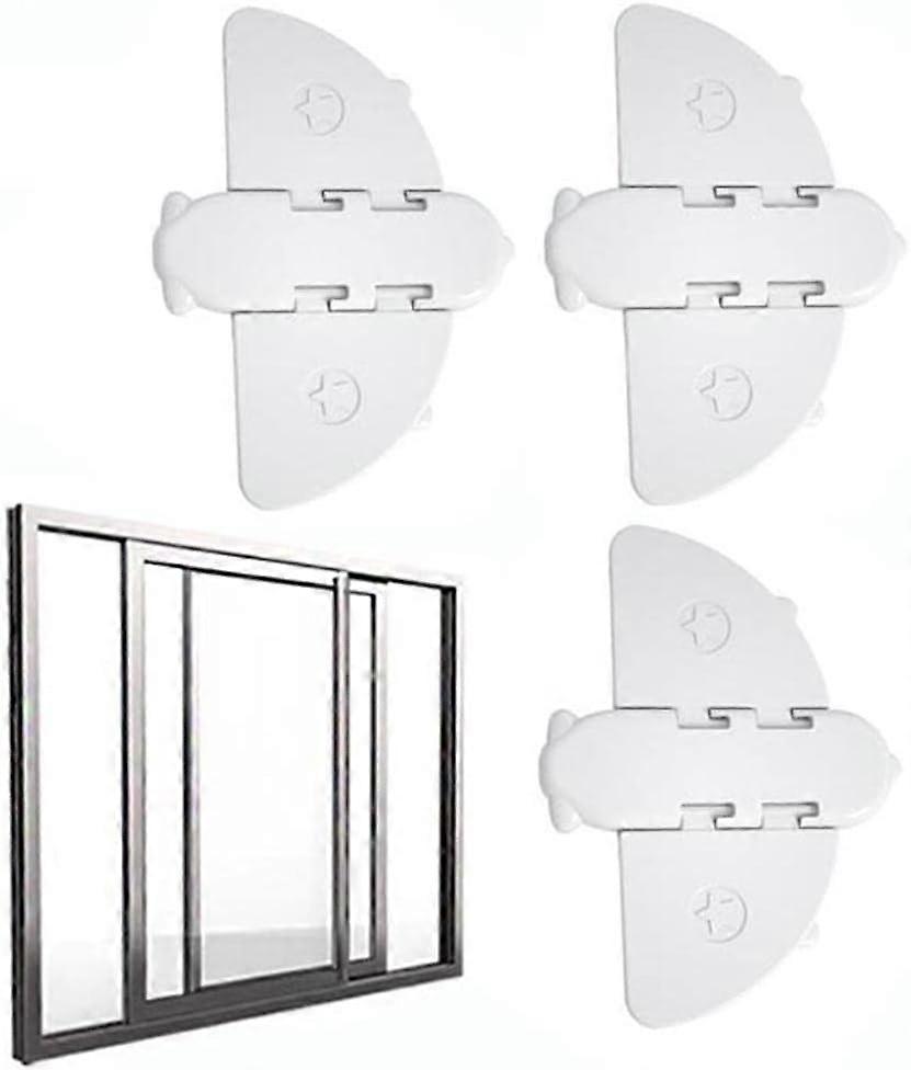3PCS Sliding Door Lock Child Safety Baby Proofing Cupboards Windows Sliding Window Lock Security Sli